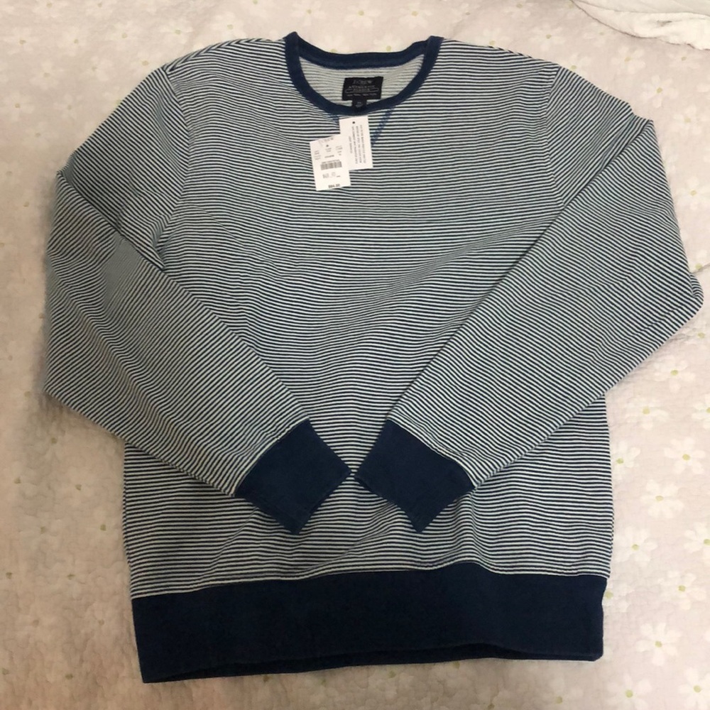 Stripy J Crew authentic fleece